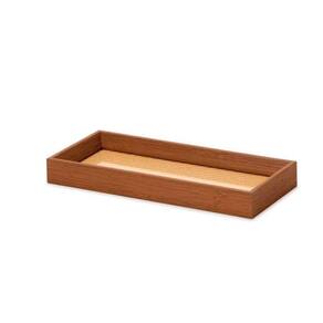 Bandeja Retangular em MDF com Rattan 28cm 15669 - Mart