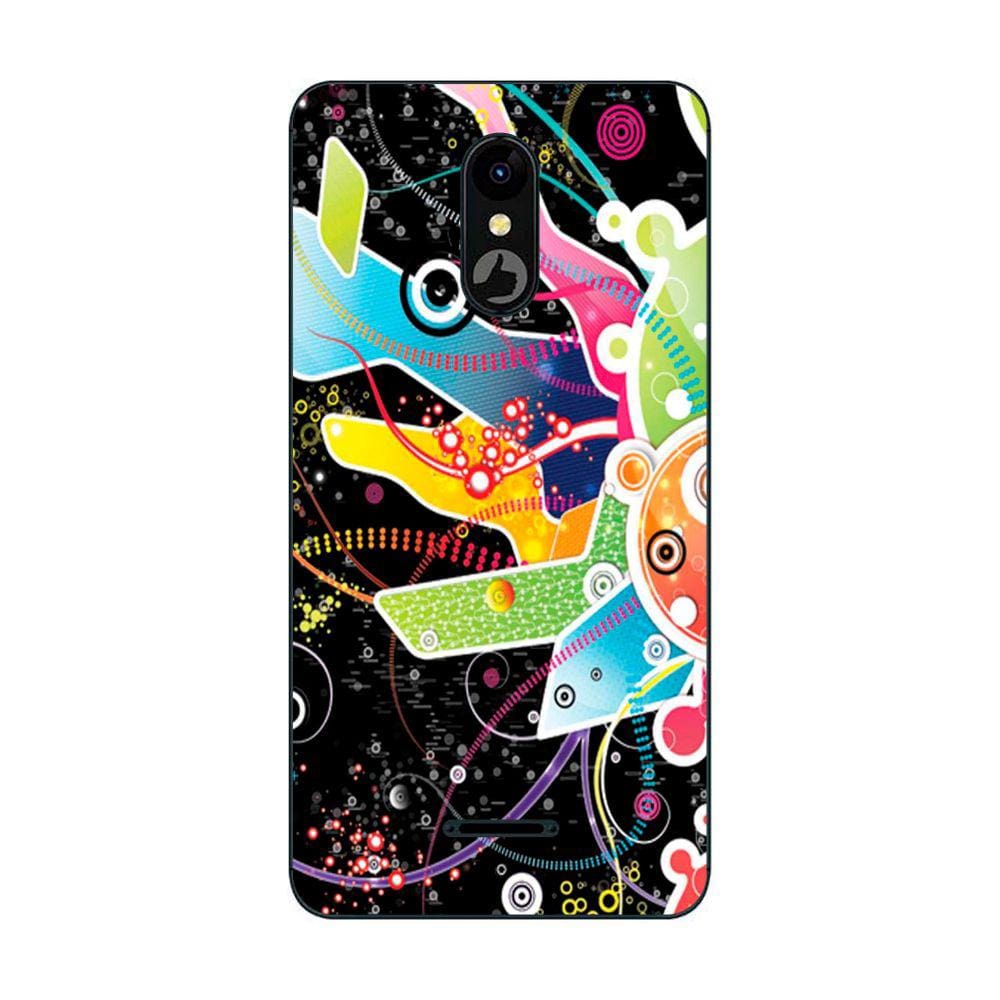 Capa Adesivo Skin058 Verso Para Positivo Twist 3 Fit 2020
