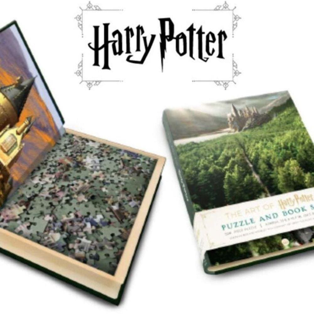Minilivro Com Quebra-Cabeça de Harry Potter