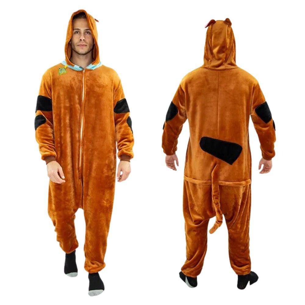 Pijama Kigurumi Adulto Animal Amarelo Fantasia Cosplay Pelúcia Macacão com  Capuz Confortável Tamanho: P