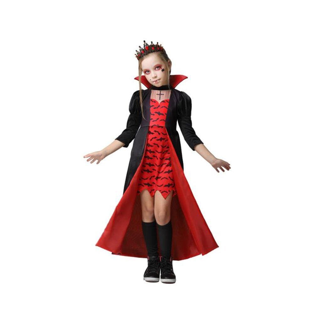 Fantasia Vampira Katrina Infantil - Halloween