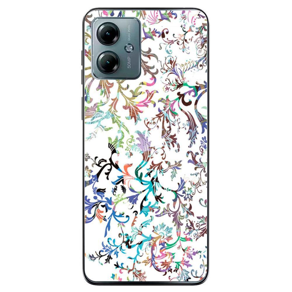 Capa Adesivo Skin106 Verso Para Motorola Moto G14