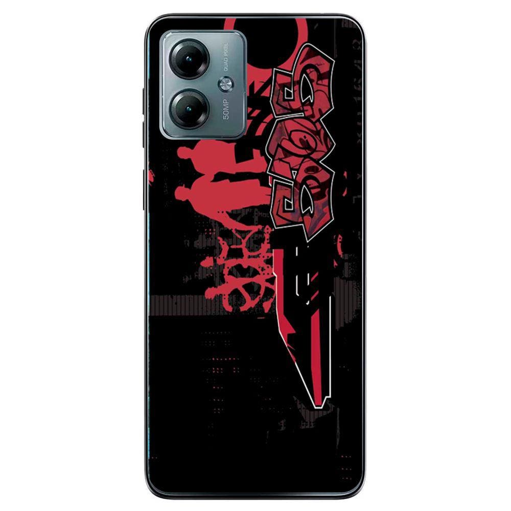 Capa Adesivo Skin055 Verso Para Motorola Moto G14