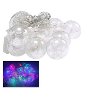 Pisca Pisca Natal 12 Bolas 3 Metros Super Led Natalino Controle 8 Modos Arvore de Natal Decoraçao Fim de Ano