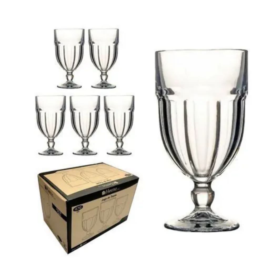 Conjunto 6 Taças Para Sorvete 450Ml