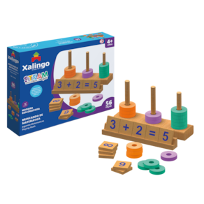 Steam Quebra-Cabeça Brincando de Matemática Xalingo