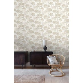 Papel de parede Maison paisagens bege - 10m x 0.53m