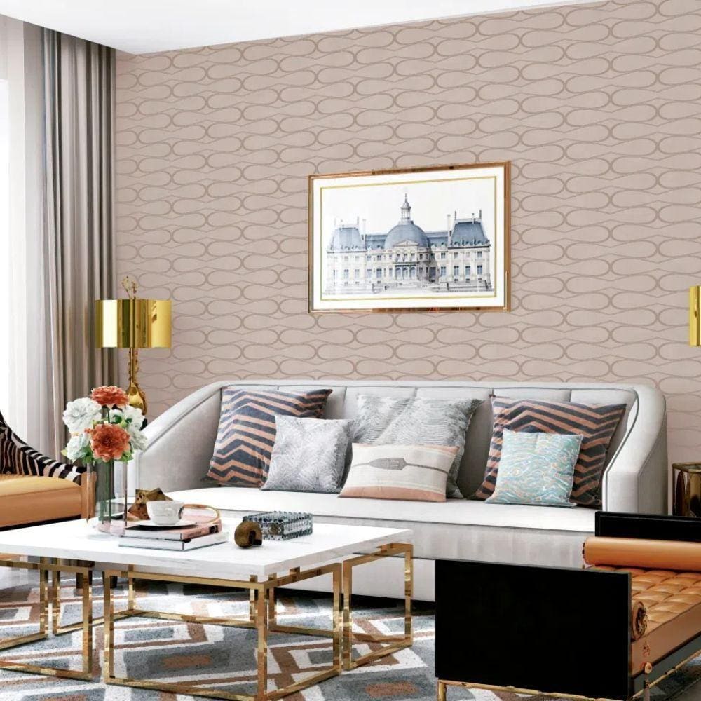 Papel De Parede Essencial Geométrico Cinza - Ess1009