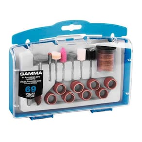 Kit De Acessórios Microrretífica 69 Peças - Gamma-G19504Ac