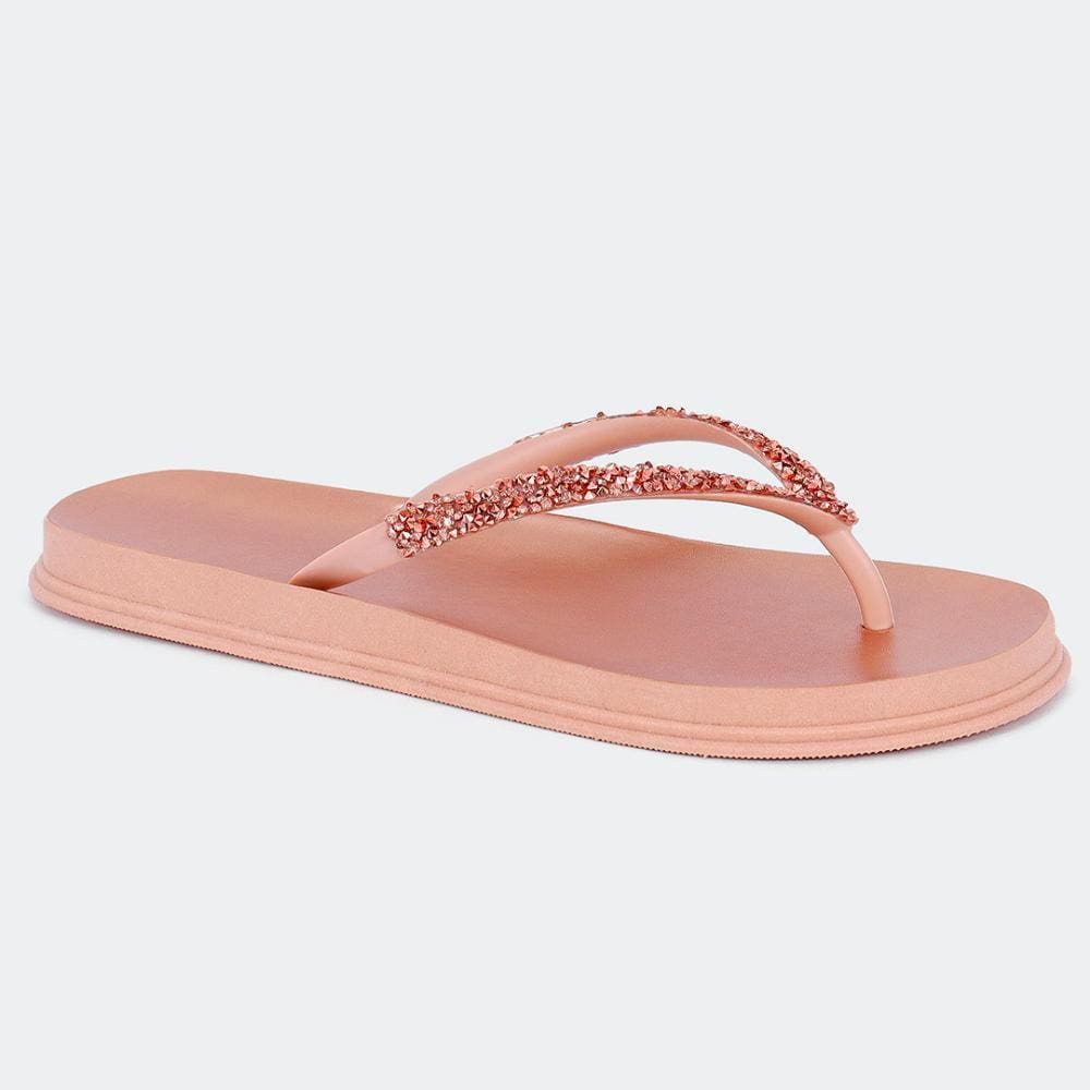 Chinelo de Dedo Bahamas Alice Pedras Strass