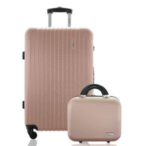 Kit Mala Rígida 360° com TSA mais Frasqueira - Gladiador A2G