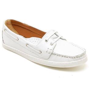 Dockside Sider Feminino Calce Facil Couro Casual Para Passear Trabalhar Palmilha Macia