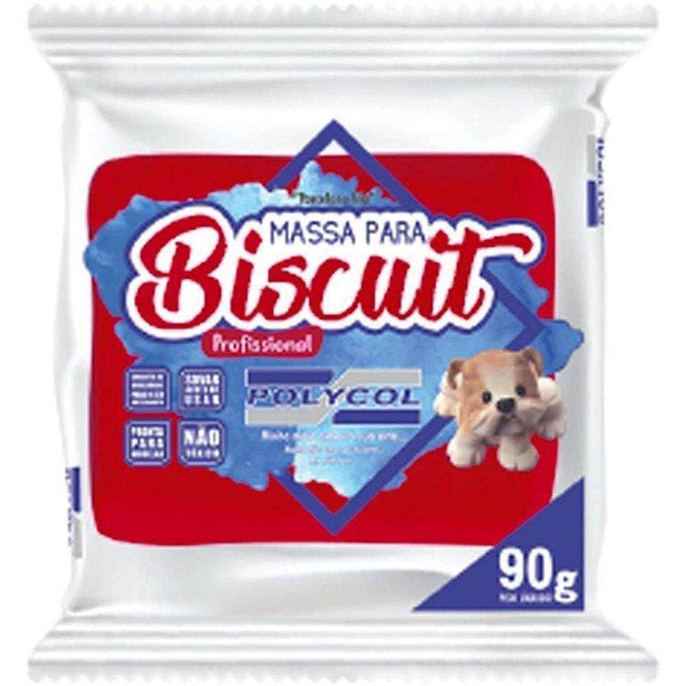 Massa De Porcelana Fria Biscuit 90G Vermelho Intenso Cx 12
