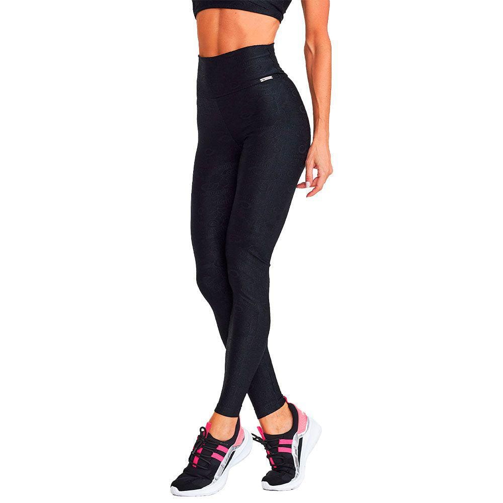 Calça Legging Textura Exclusiva Preto