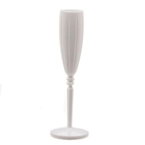Taça Para Champagne Em Acrílico Branco Paramount 145 Ml