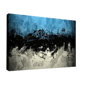 Quadro Abstract Three Colors Br Artes Grande 118x78