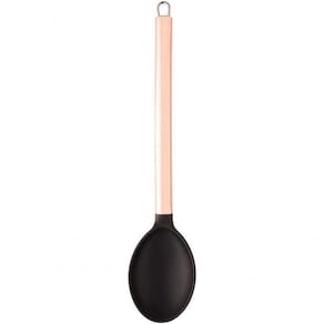 Colher De Nylon Preta Com Cabo Rose Lyour 34 Cm