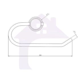 Papeleira Porta Papel Higiênico Modelo Luxo Cod-03