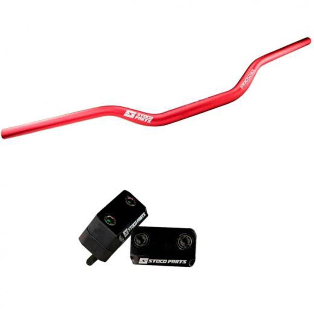 Guidon Fatbar alu Voca rouge Ø 28mm