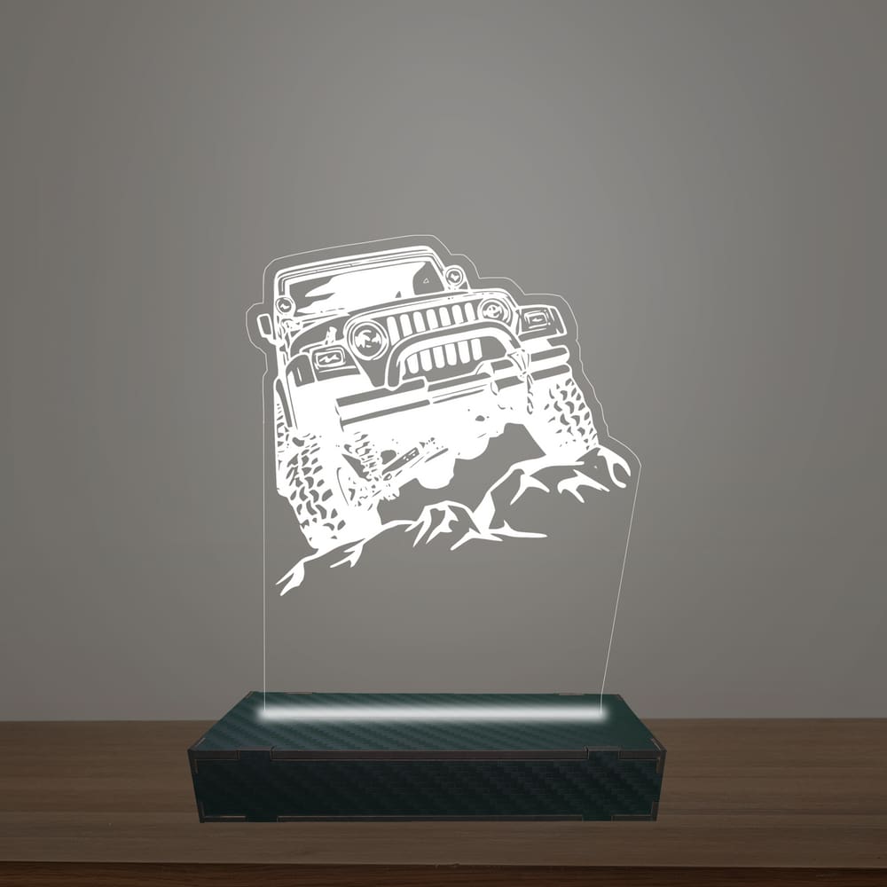 Luminária Led 3d Troller Abajur Luxo