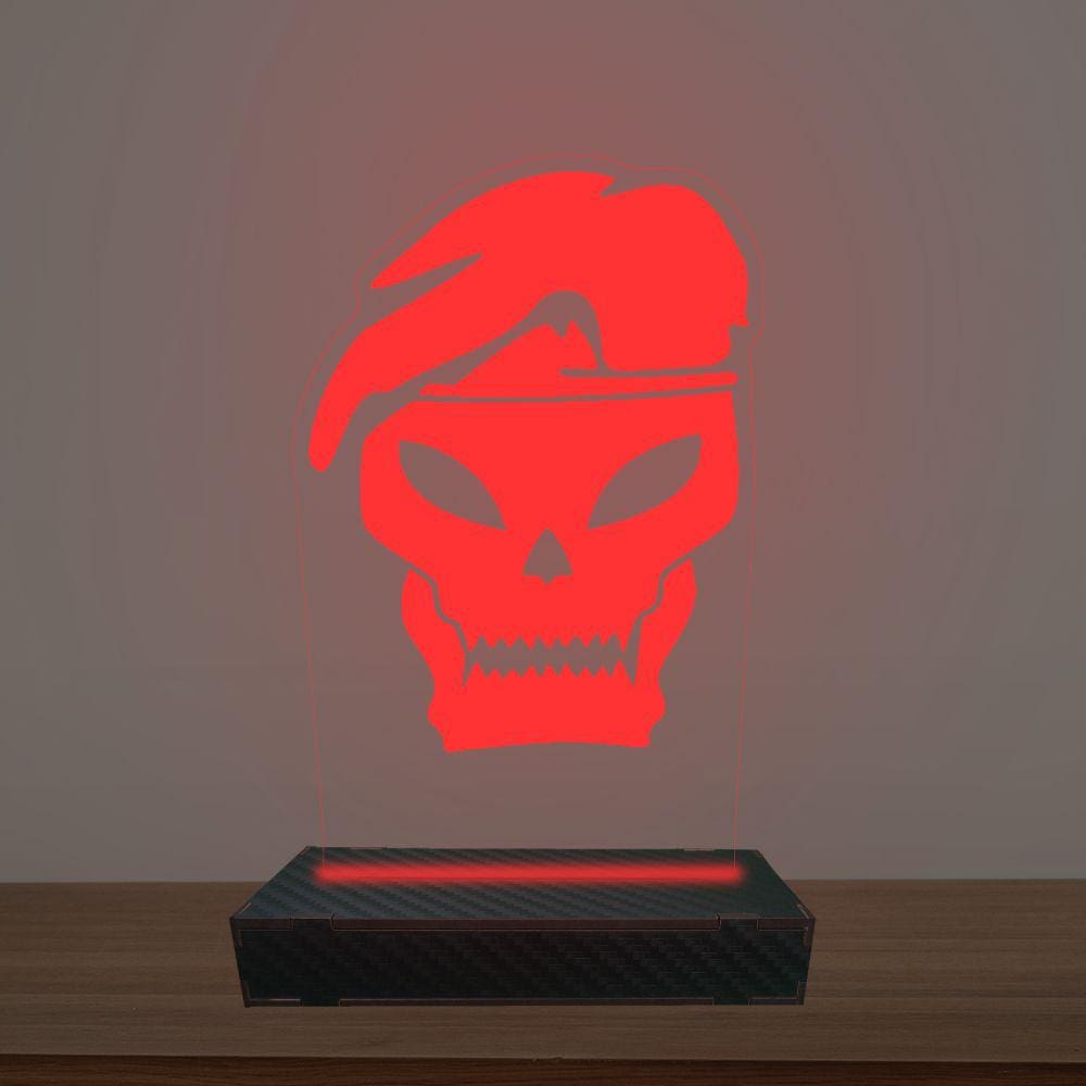 Luminária Led 3d Call of Duty Abajur Luxo
