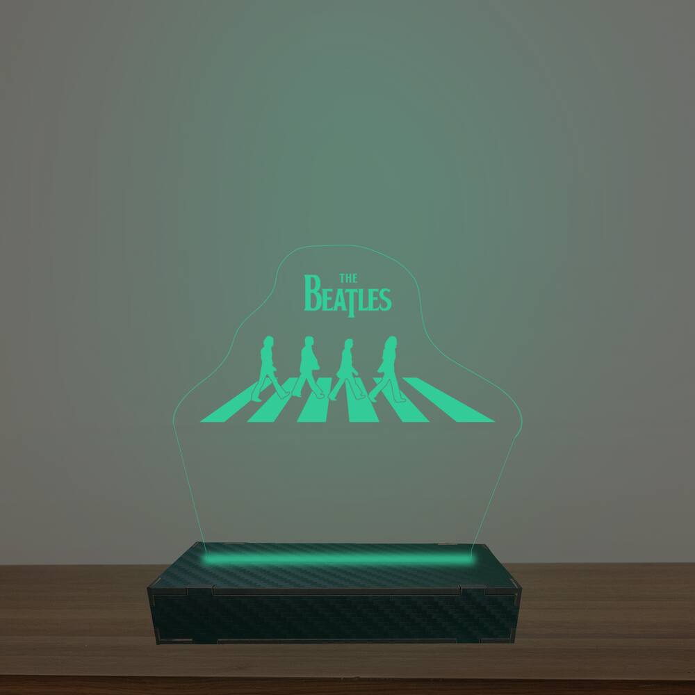 Luminária Led 3d Beatles Abajur Luxo