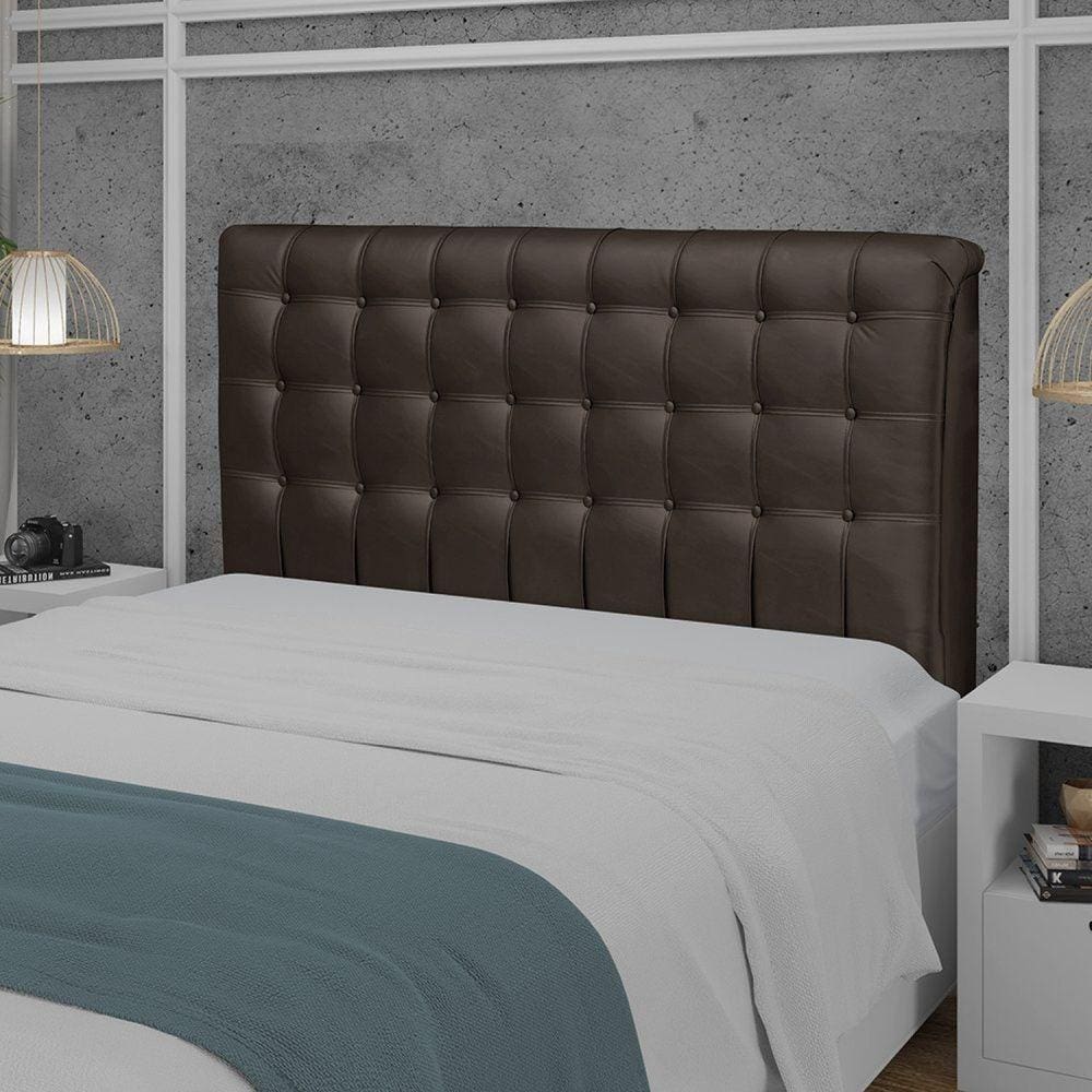 Cabeceira Queen 160cm Dama New Plus Cacau