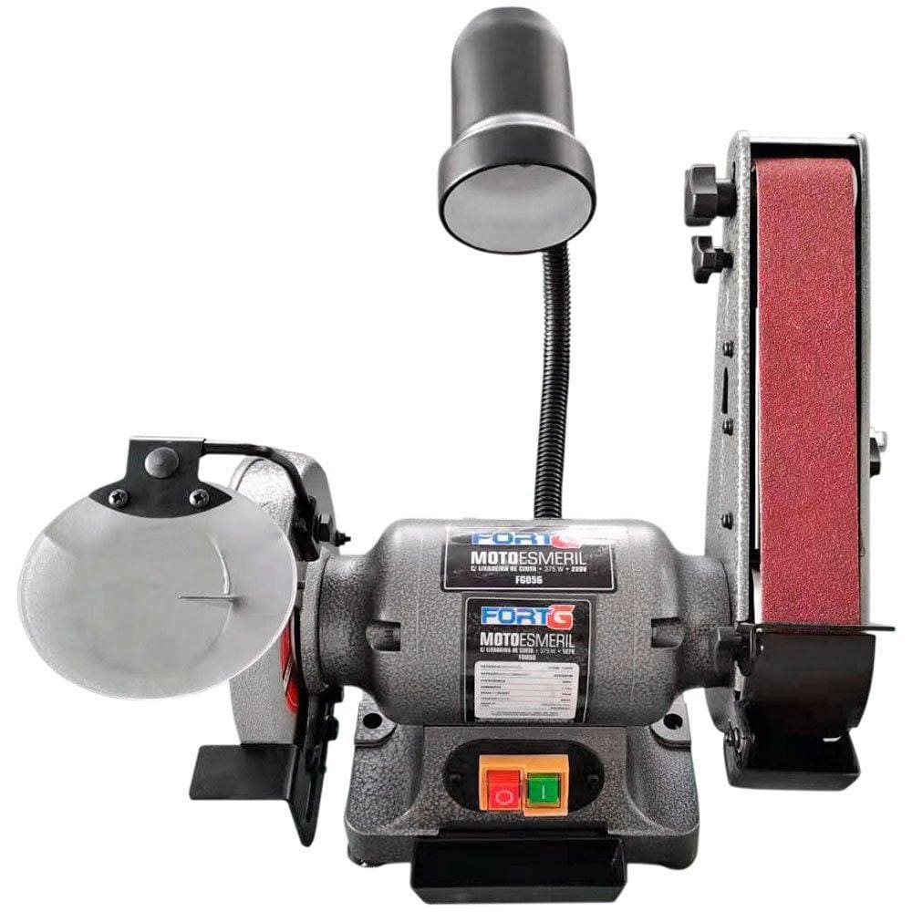 Moto Esmeril 6 Pol. 375W com Lixadeira de Cinta 110V