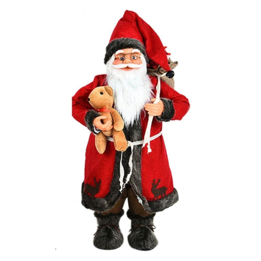Boneco Papai Noel 45cm Enfeite de Natal Decoração de Festa