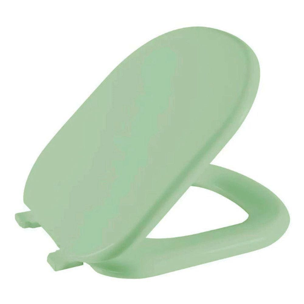 Assento Sanitário Etna Verde Claro Tampa para Vaso Icasa Almofadado