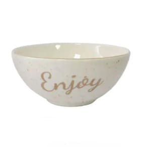Bowl Porcelana Dourado Wish Enjoy Home Design