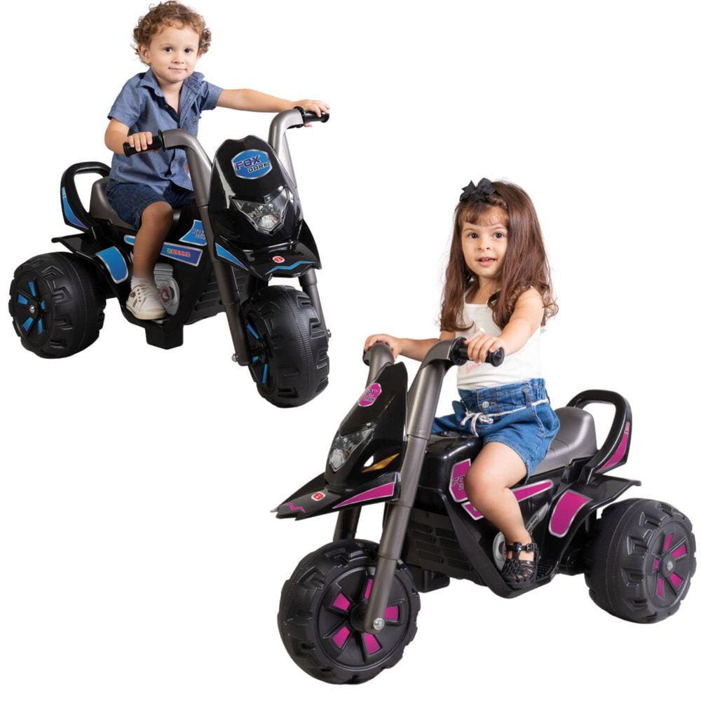 Moto motorizada infantil menina