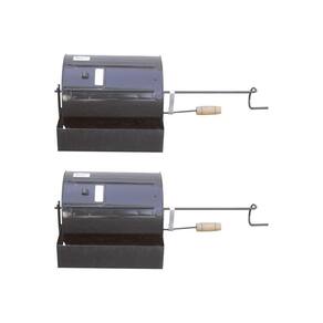 Kit Torrador De Café E Grãos Com 2 Peças Cilindrico 6 Litros - Cor: Preto