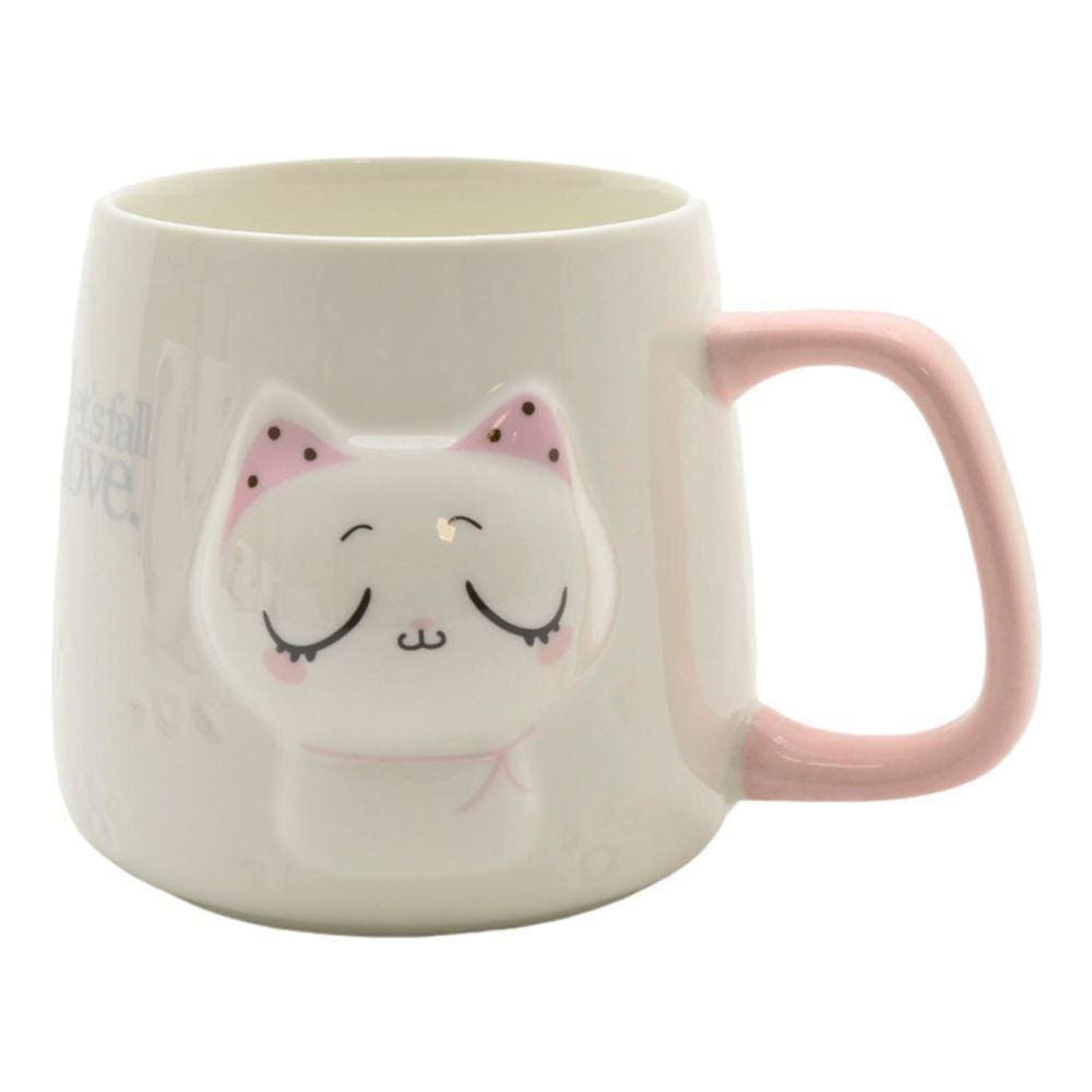 Caneca gato preto decoração cerâmica gatinho fofinho PET - Loja Bora,  Decora!