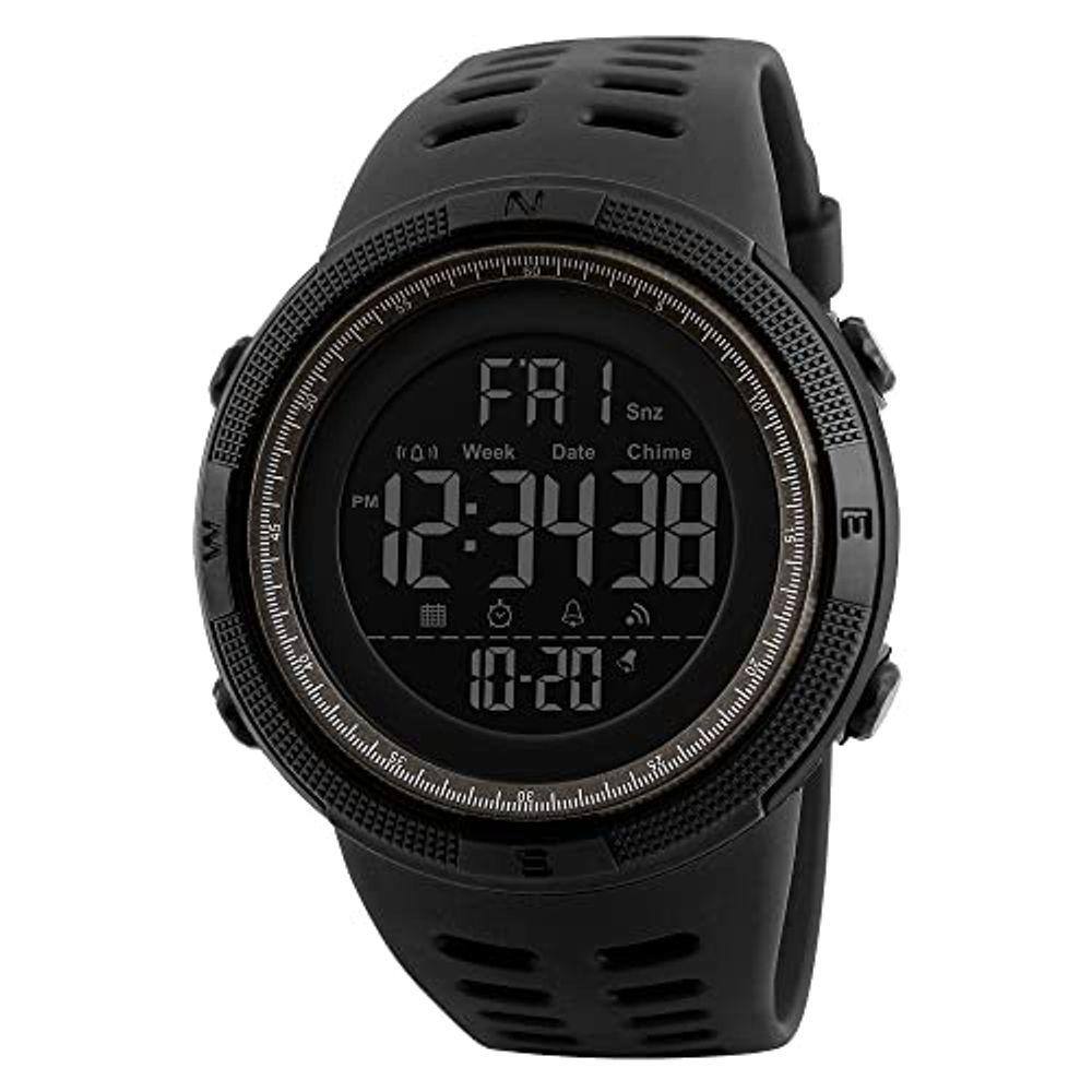 Relógios esportivos masculinos SKMEI Countdown Double Time W