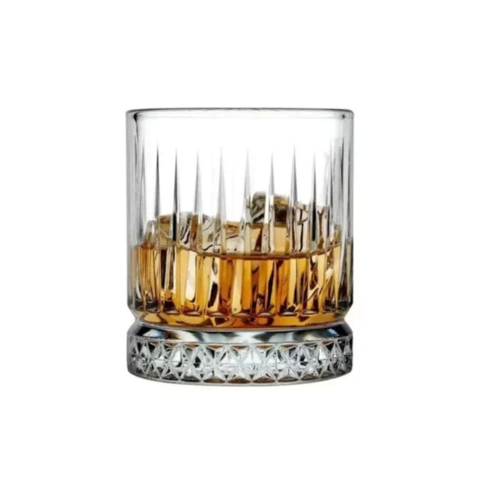 Jogo De Copos Baixos Em Vidro Elysia Com 4 Peças 355ml Pasabahce