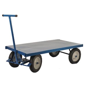 Carro Plataforma 800kg com Tampo em Aço Pla800 Fercar