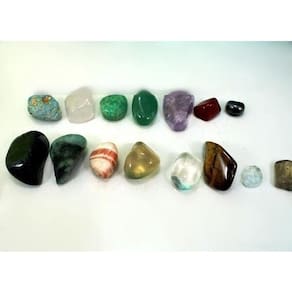 Kit Colecionar Pedras Semi Preciosas 15 Minerais Diferentes