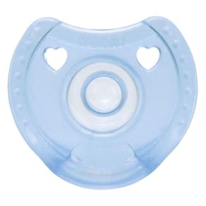 Chupeta Kuka Silicone Soft Comfort Tamanho 1 de 0 a 6 Meses Azul 1 Unidade