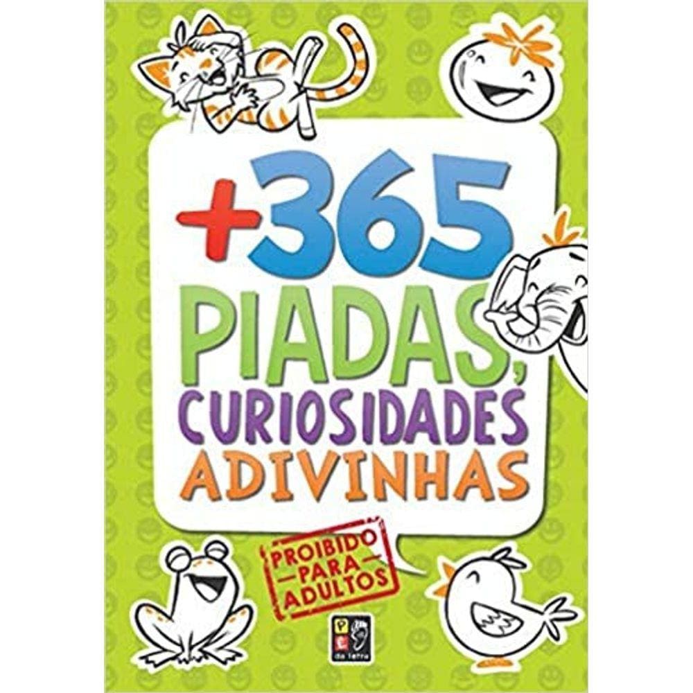 365 Piadas - Curiosidades E Adivinhas Capa Verde
