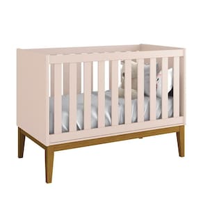 Berço Mini Cama Classic com Pés Amadeirado - Reller Móveis