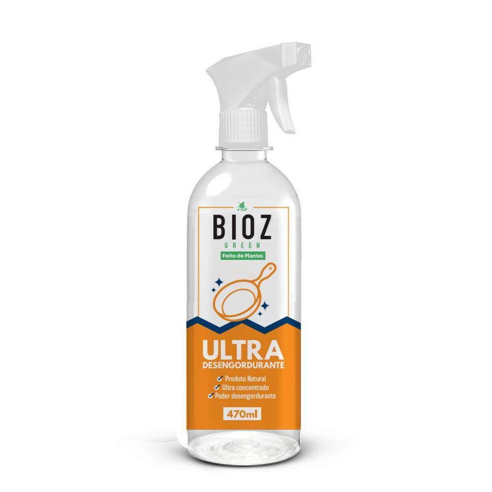 Kit 3X: Ultra Desengordurante Biodegradável Bioz Green 470Ml