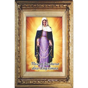 Santinho Nossa Senhora das Lágrimas 100 Un. c/ oração verso
