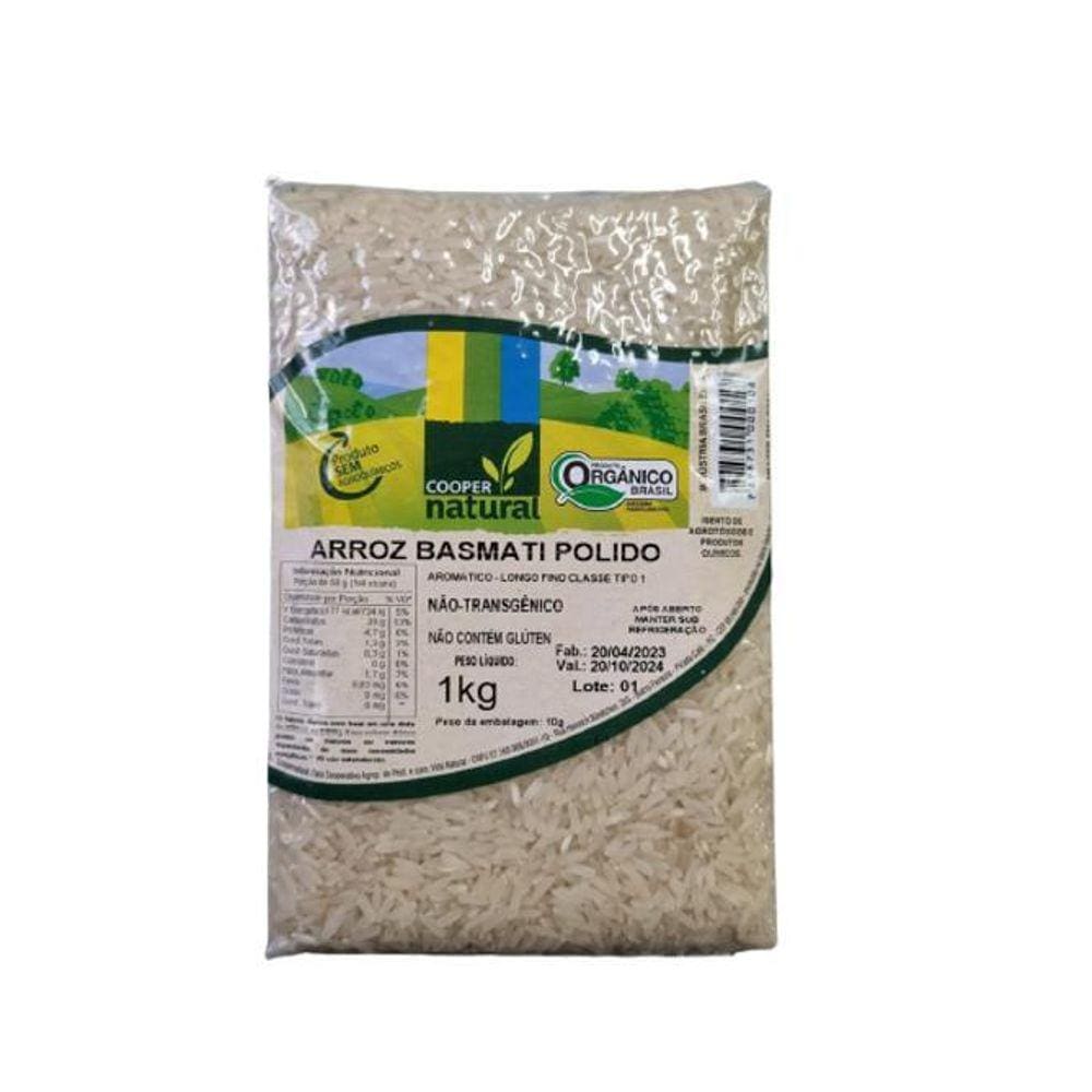 Kit 6X: Arroz Basmati Polido Orgânico | Casas Bahia