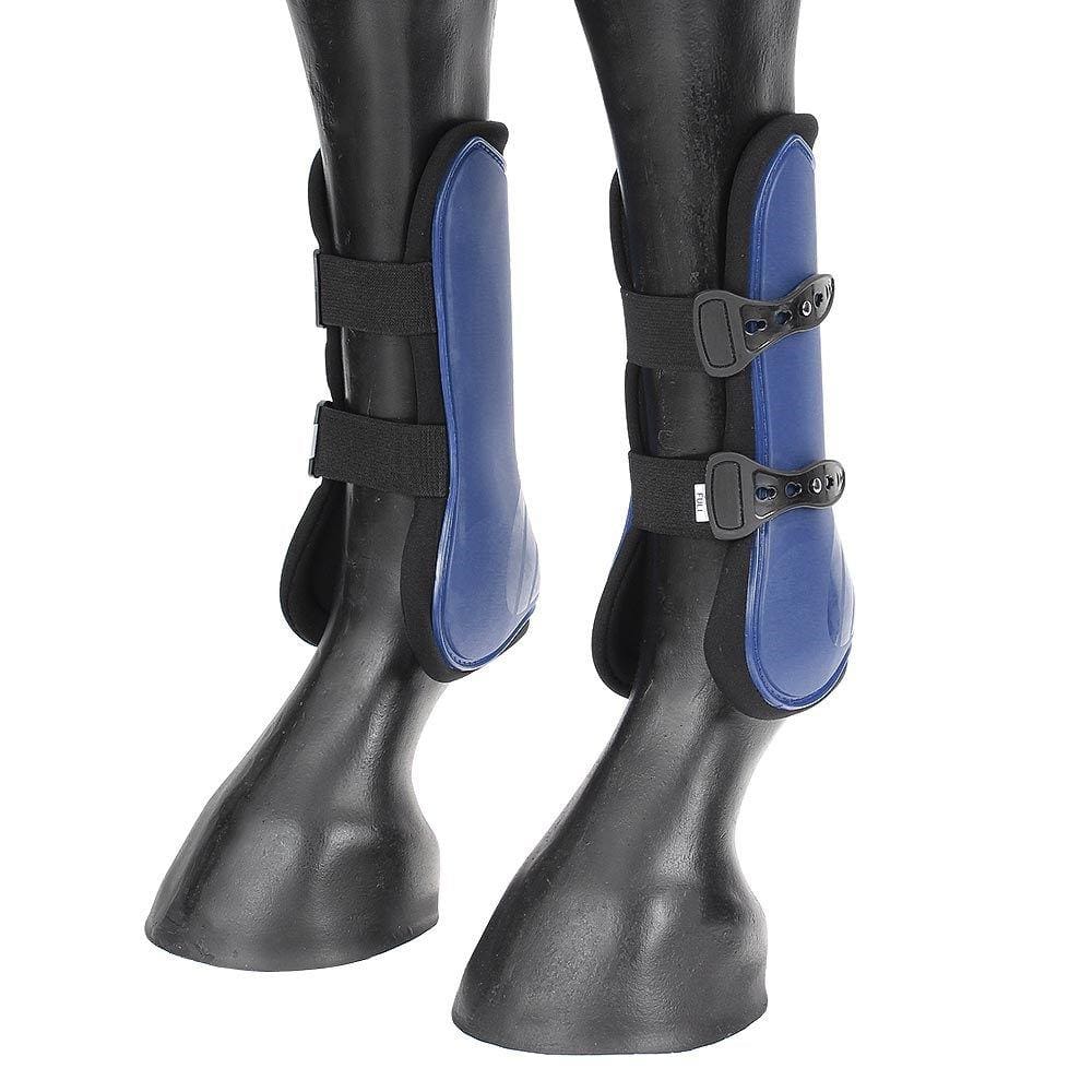 Caneleira Hípica Instep Azul com Pino 23100