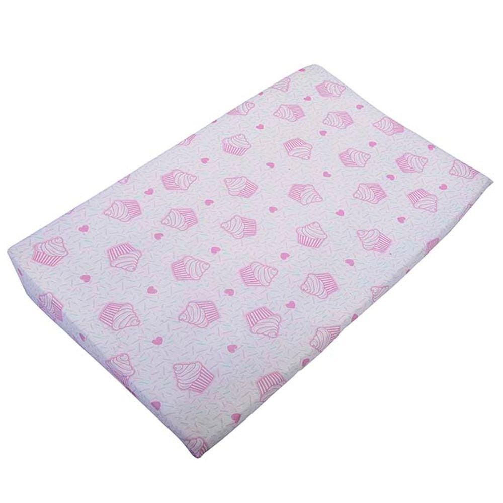 FRONHA PARA TRAVESSEIRO ANTI-REFLUXO RAMPA 59 CM X 36 CM - Rosa