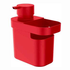 Dispenser de Detergente e Organizador Trium 650ml Vermelho - DT550 - Ou