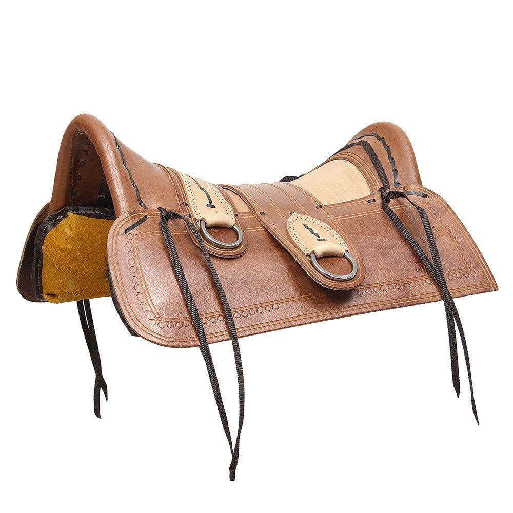 Arreio São José Assento 15" em Couro Havana Bronc-Steel 29279