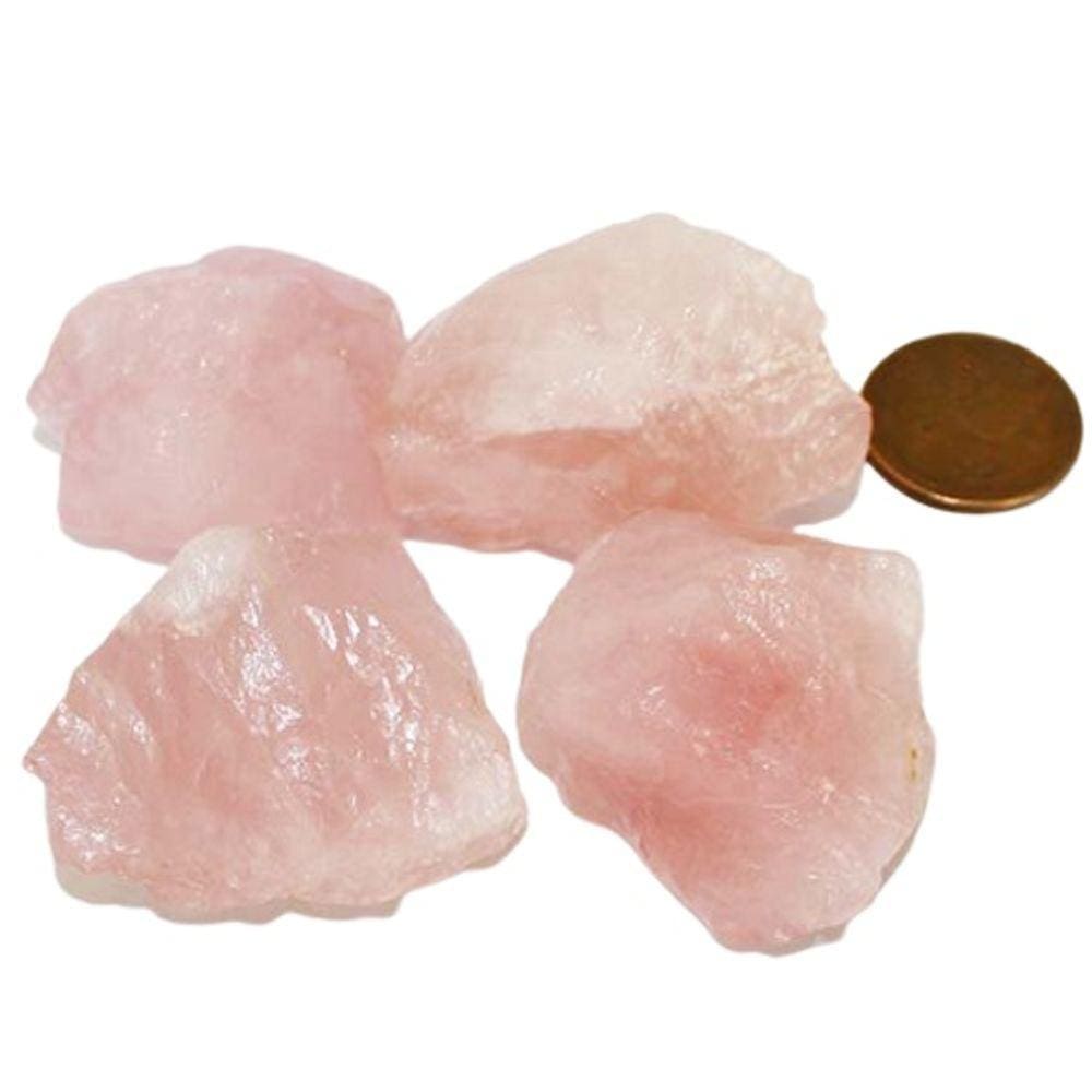 Quartzo Rosa Extra 40 a 50mm Média 45 g Pedra Bruta Classe A