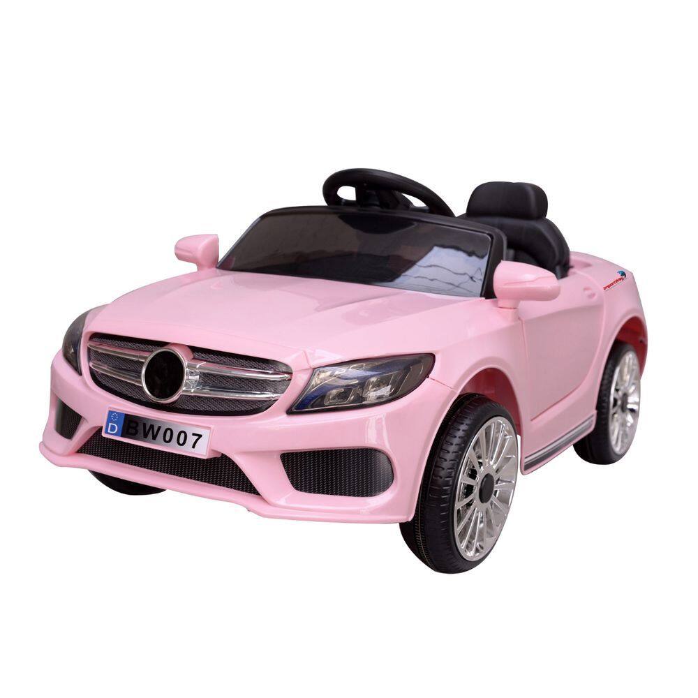 Mini Carro Elétrico Infantil Criança 12V Audi R8 Spyder Controle Remoto  Rosa Brinqway BW-123